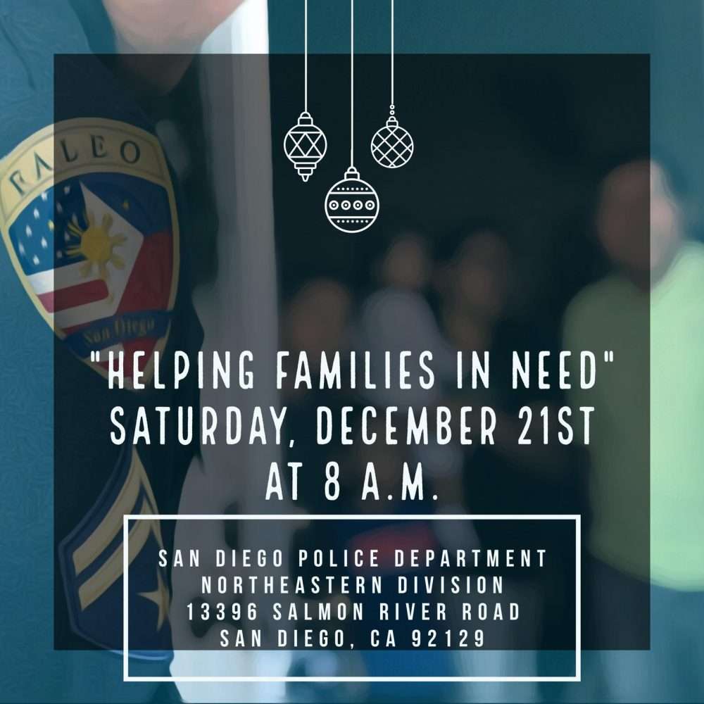 7th annual “Helping Families in Need” Holiday Event – December 21st